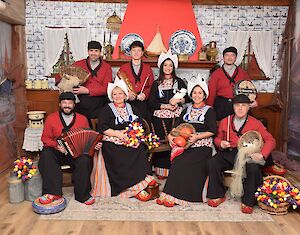 Arrangement aan de Volendamse haven