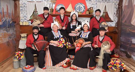 Arrangement aan de Volendamse haven